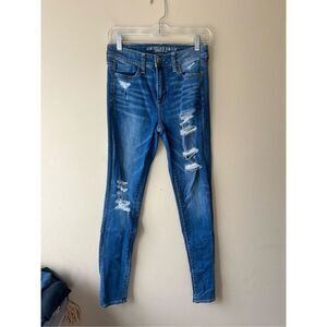 american eagle high rise jegging